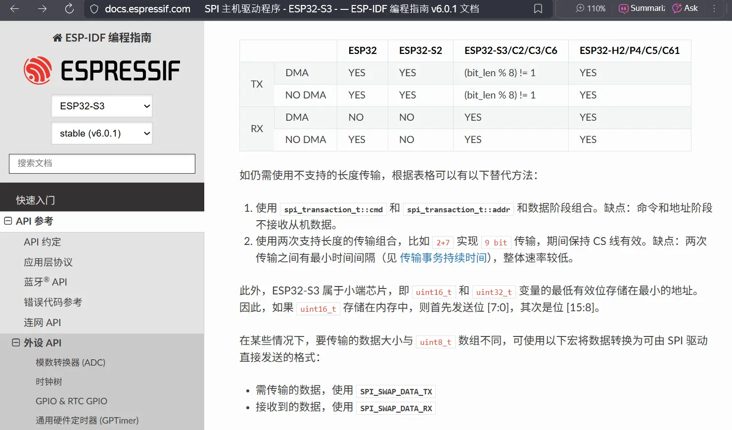 ESP32S3属于小端芯片