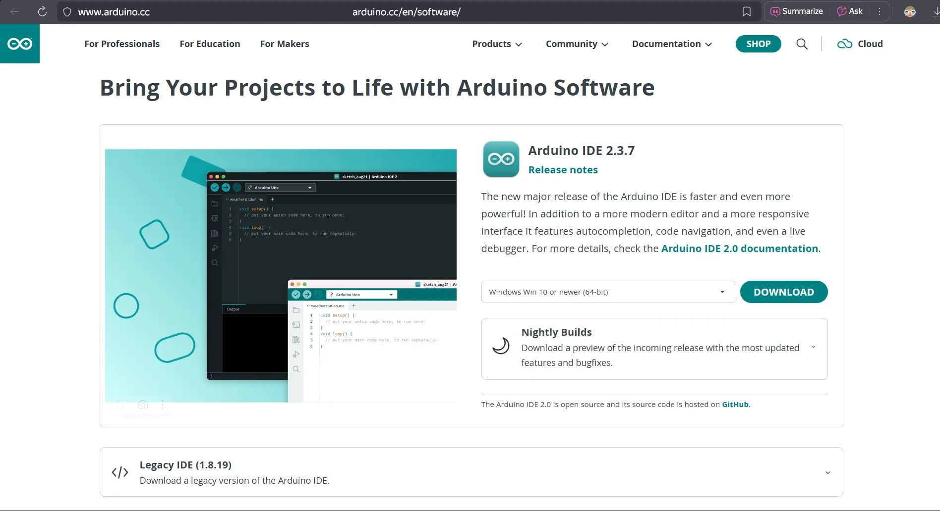 Arduino官网