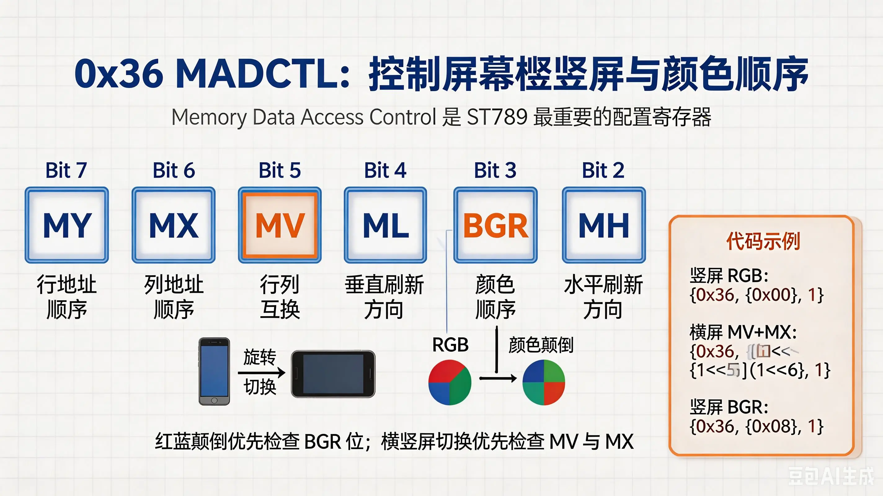 MADCTL 与 COLMOD2