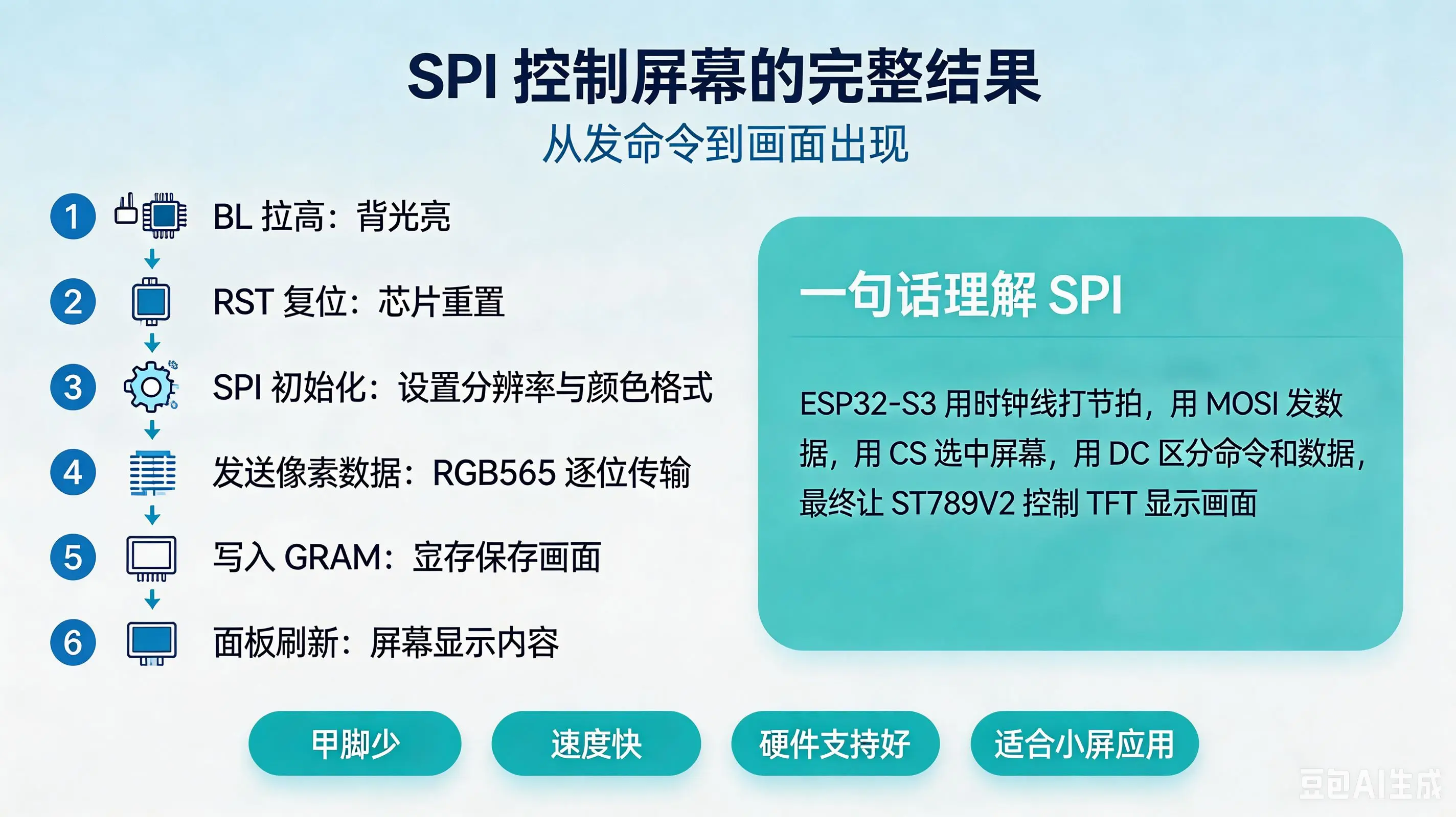 SPI 驱动结果
