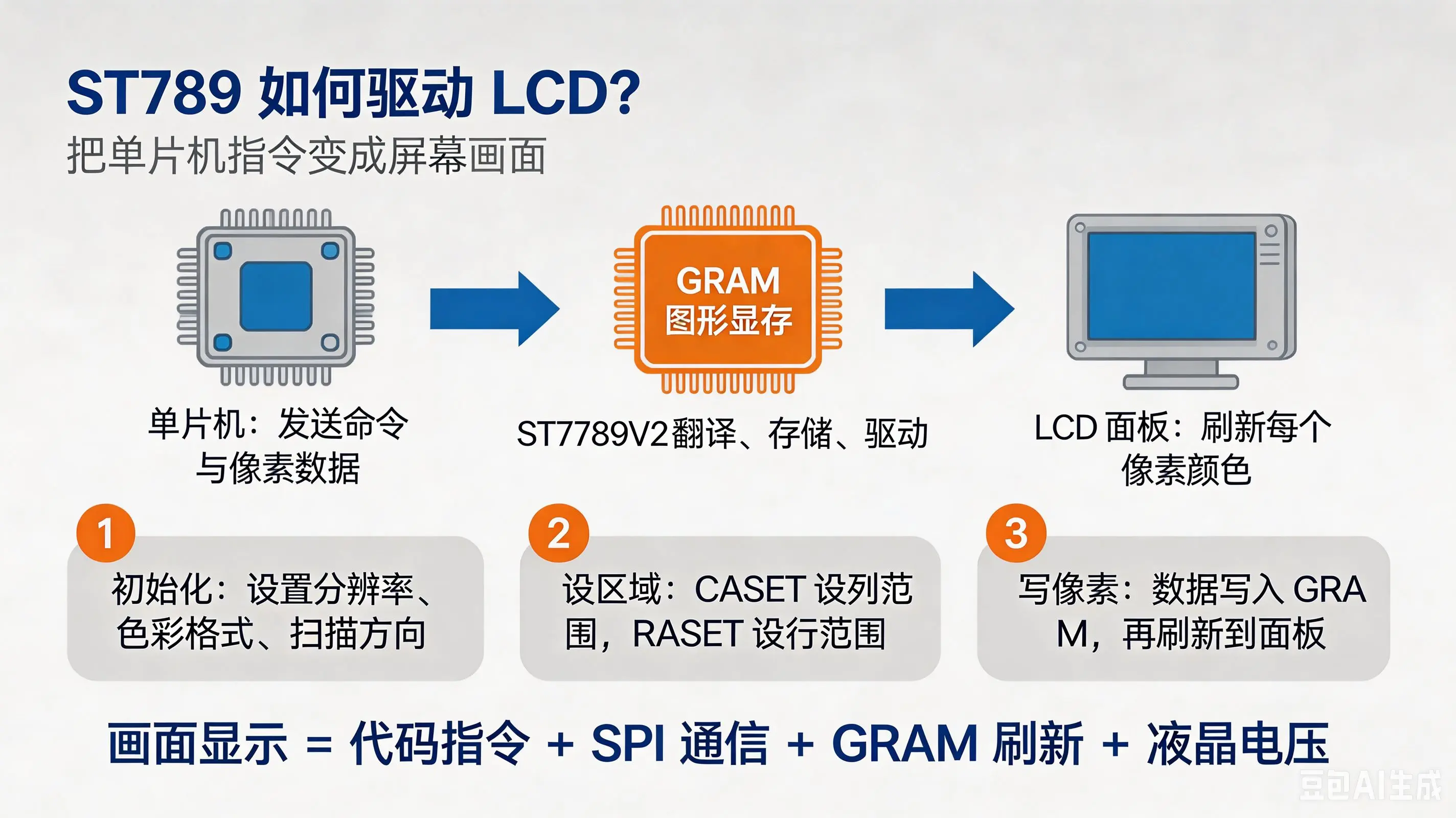 ST7789 如何驱动 LCD