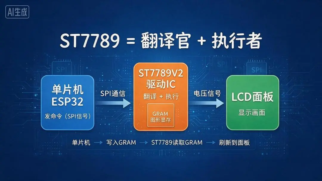 ST7789V2 的角色