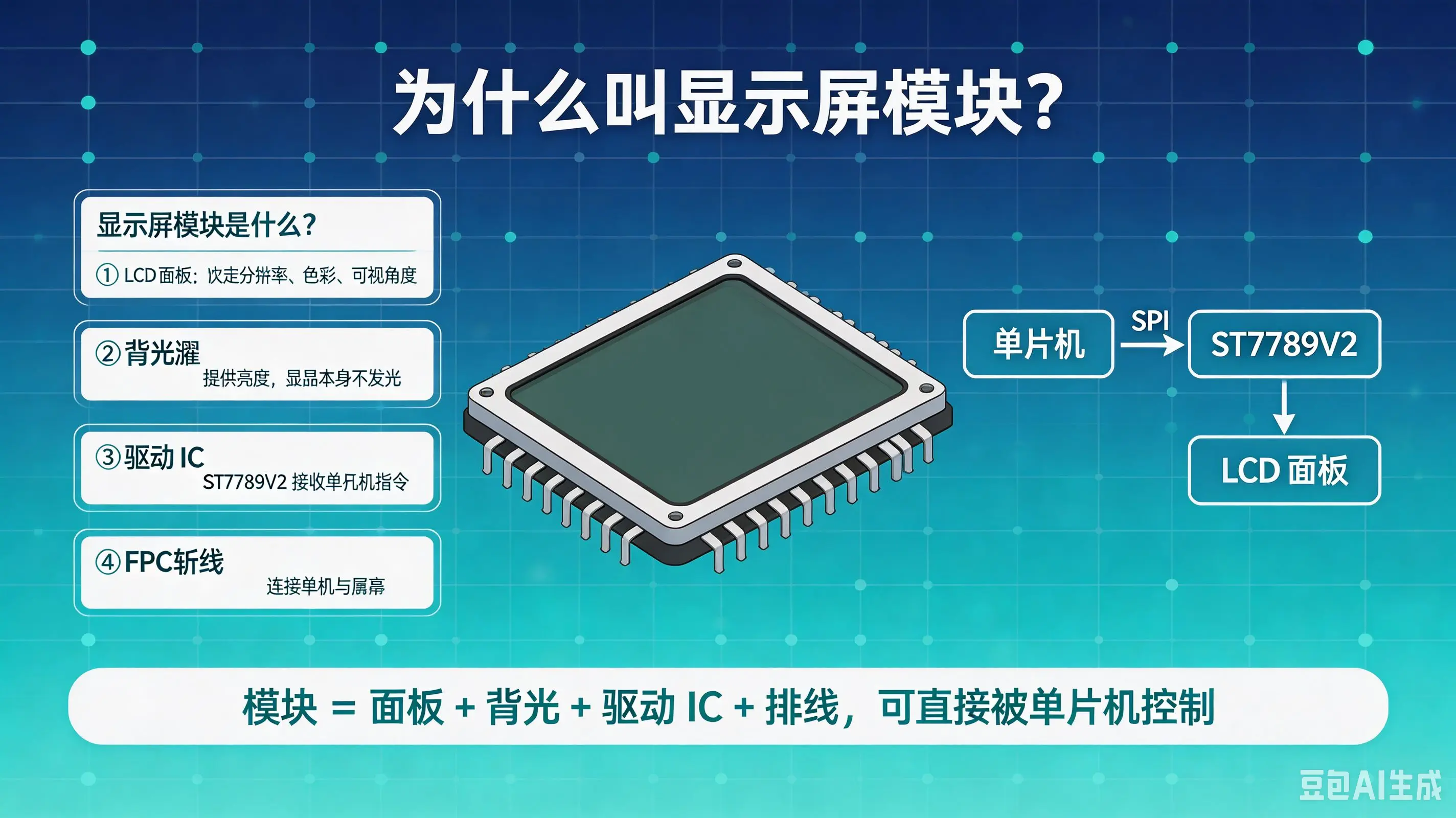 显示屏模块为什么叫模块