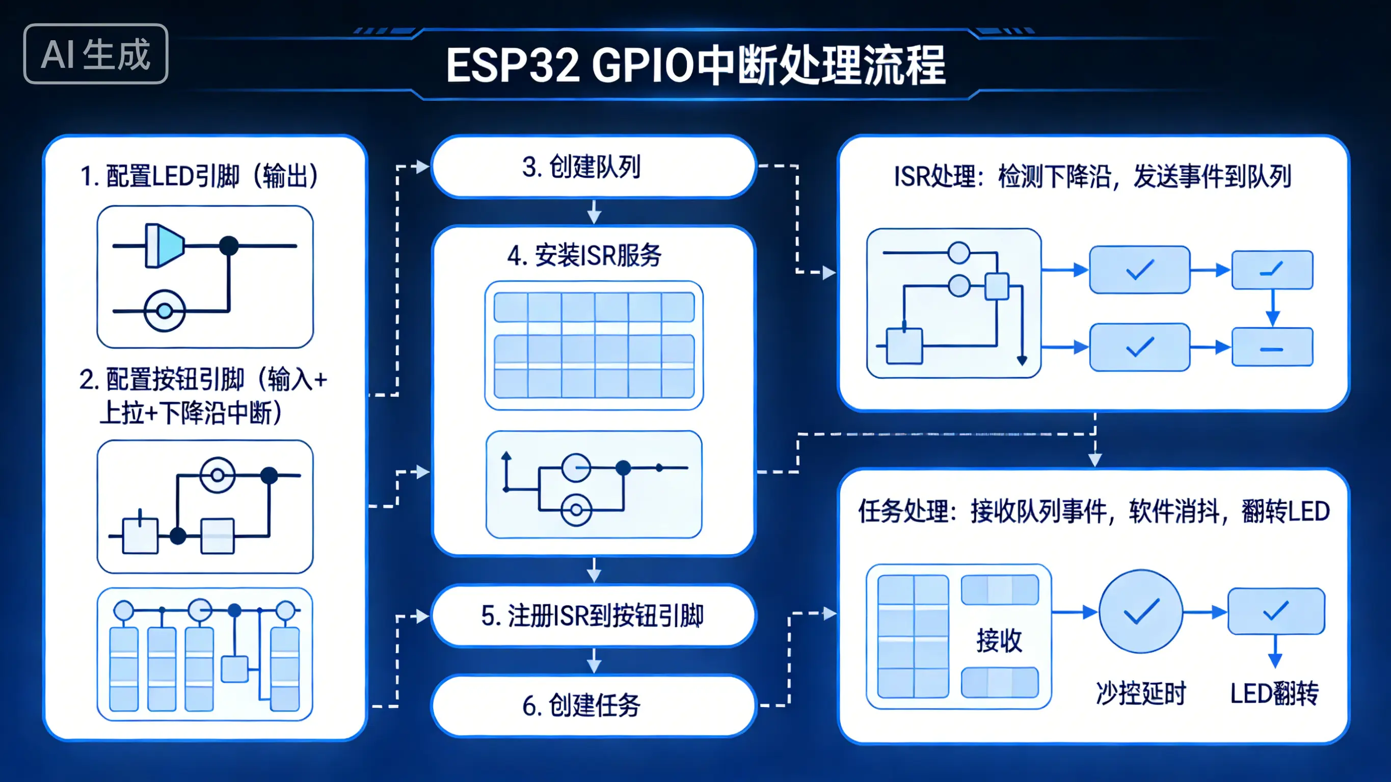 GPIO中断代码编写流程步骤2