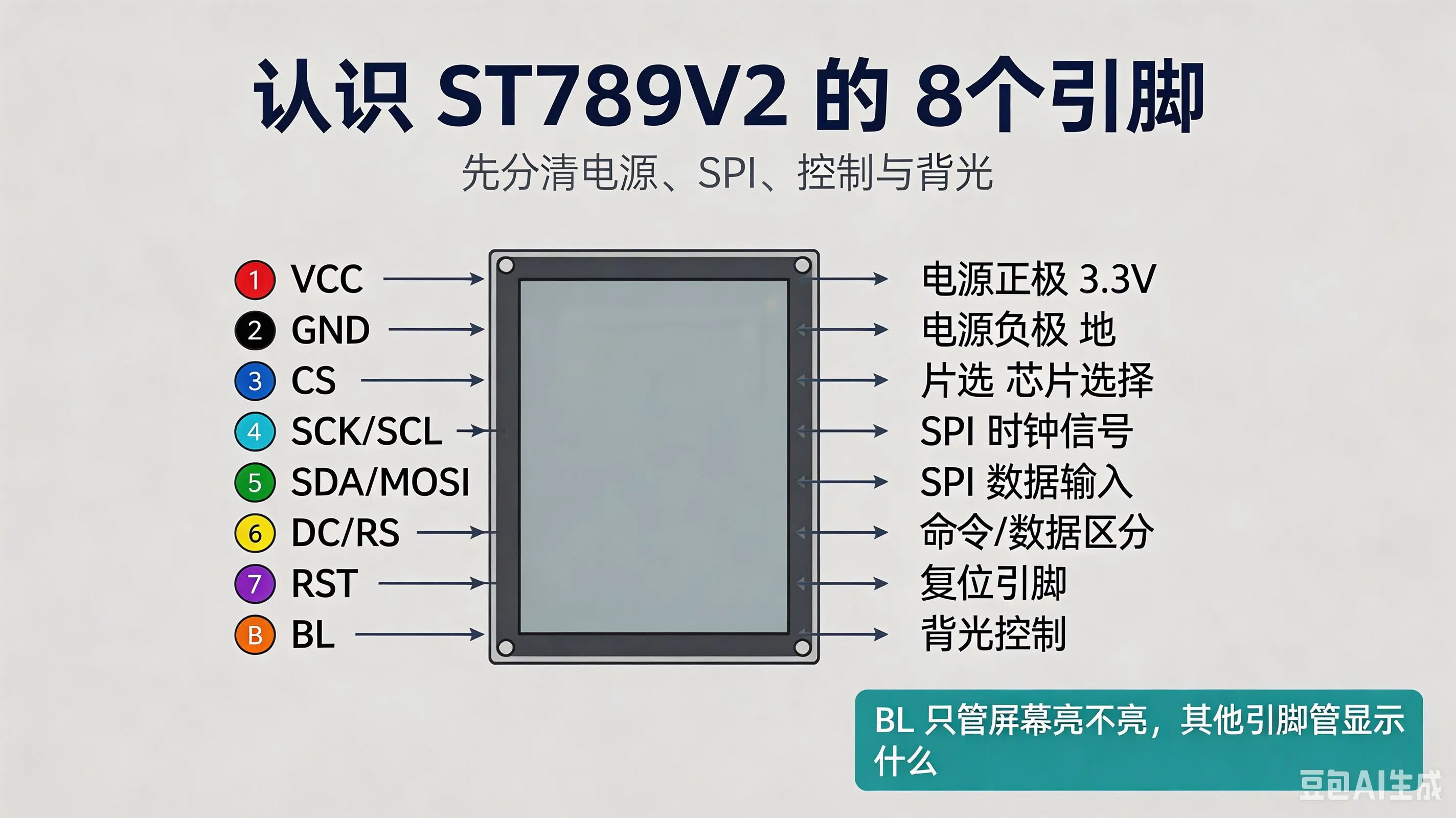 8 个引脚认识